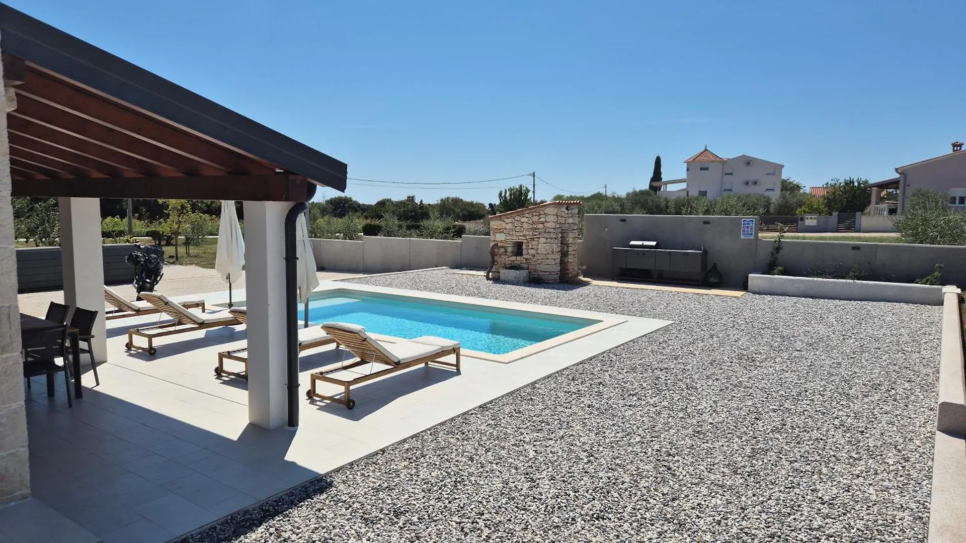 Stone Villa With Private Pool Pula 0*,